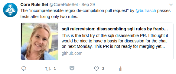 The PR by Fränzi Bühler passes all the tests.